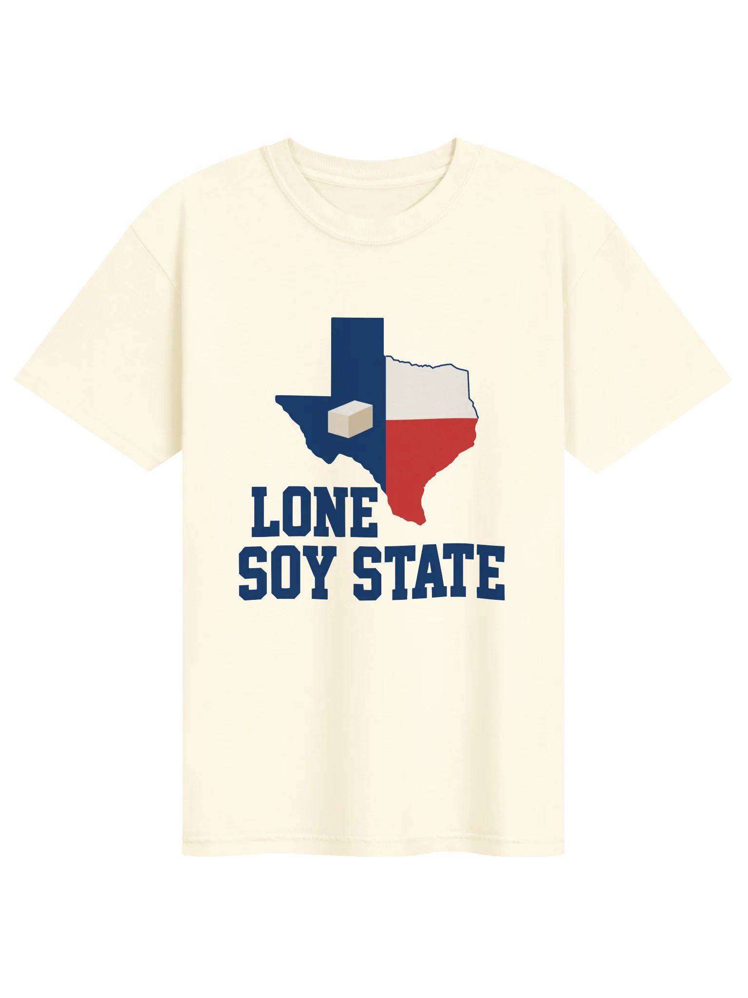 USA TOFU — Lone Soy State Tee — view 1