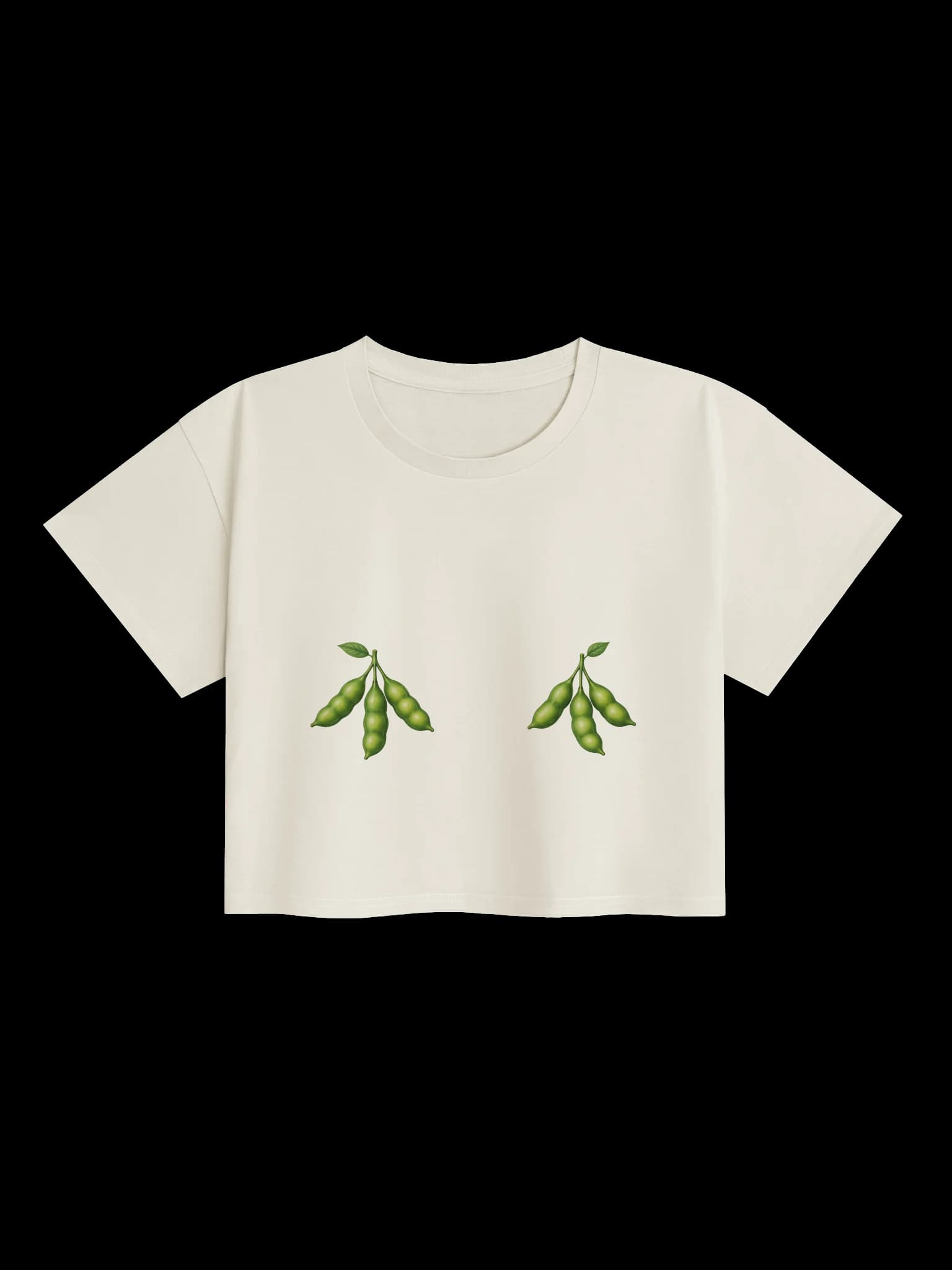 EDAMAME Crop Top — Front
