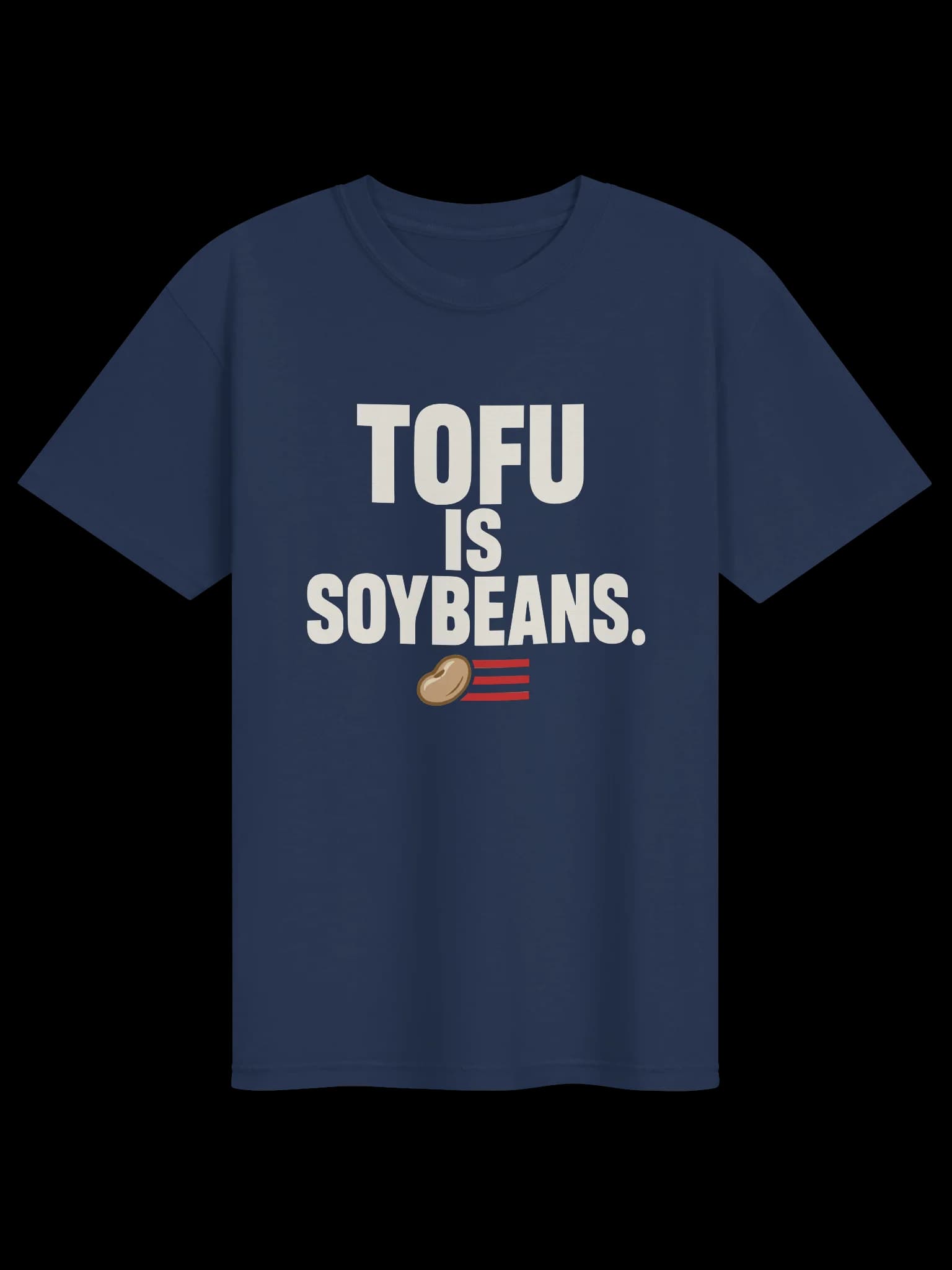 USA TOFU — Tofu Is Soybeans Tee — view 1