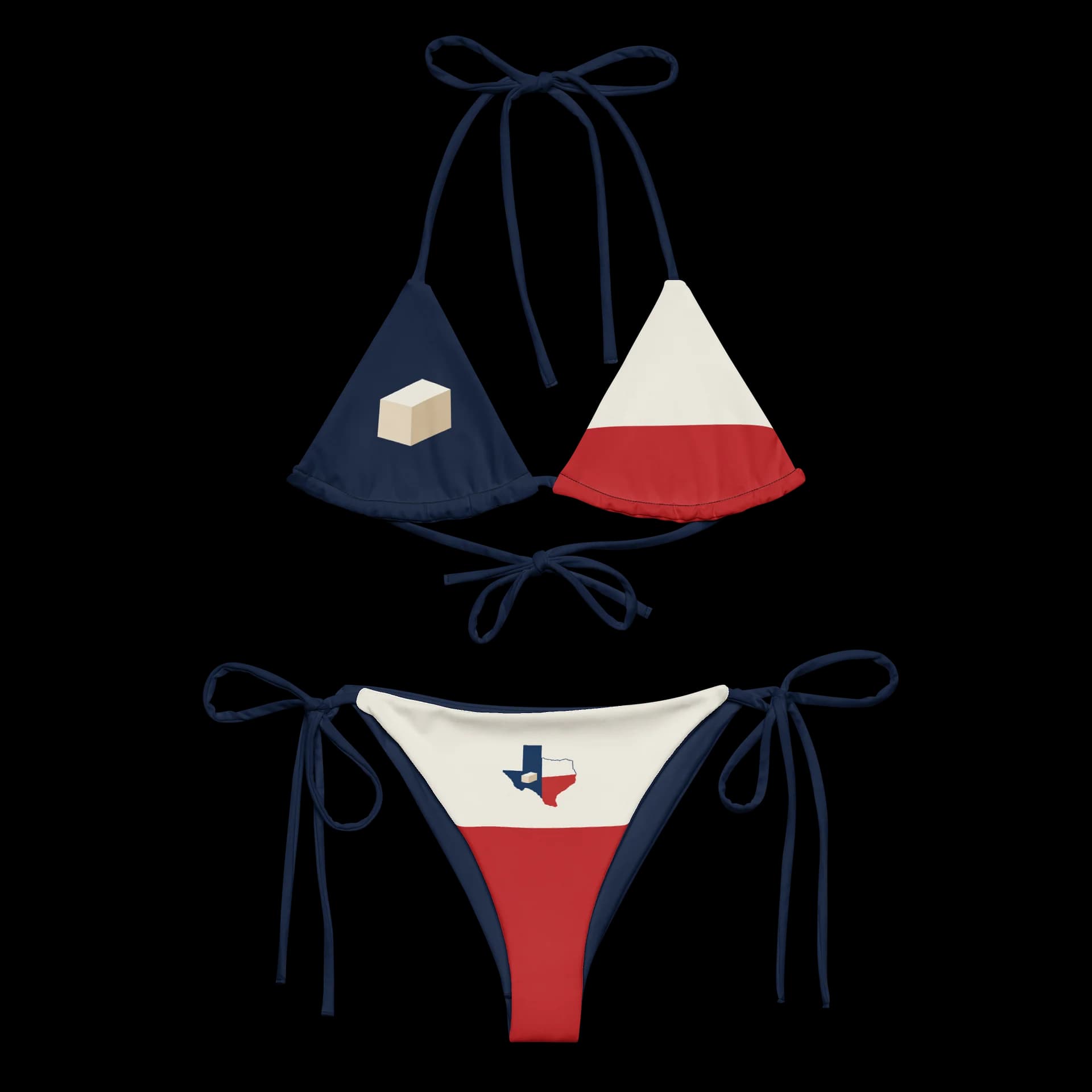 Lone Soy State String Bikini